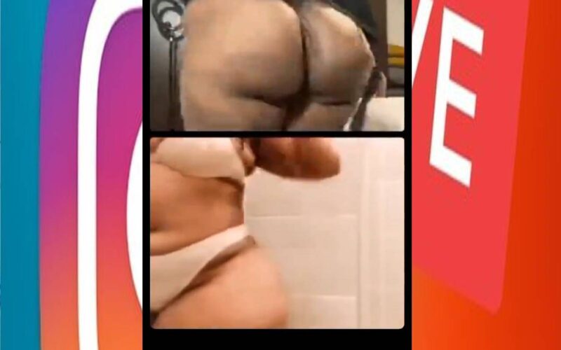 Neexna : Instagram Live, le plus gros twerk de butin de gros cul